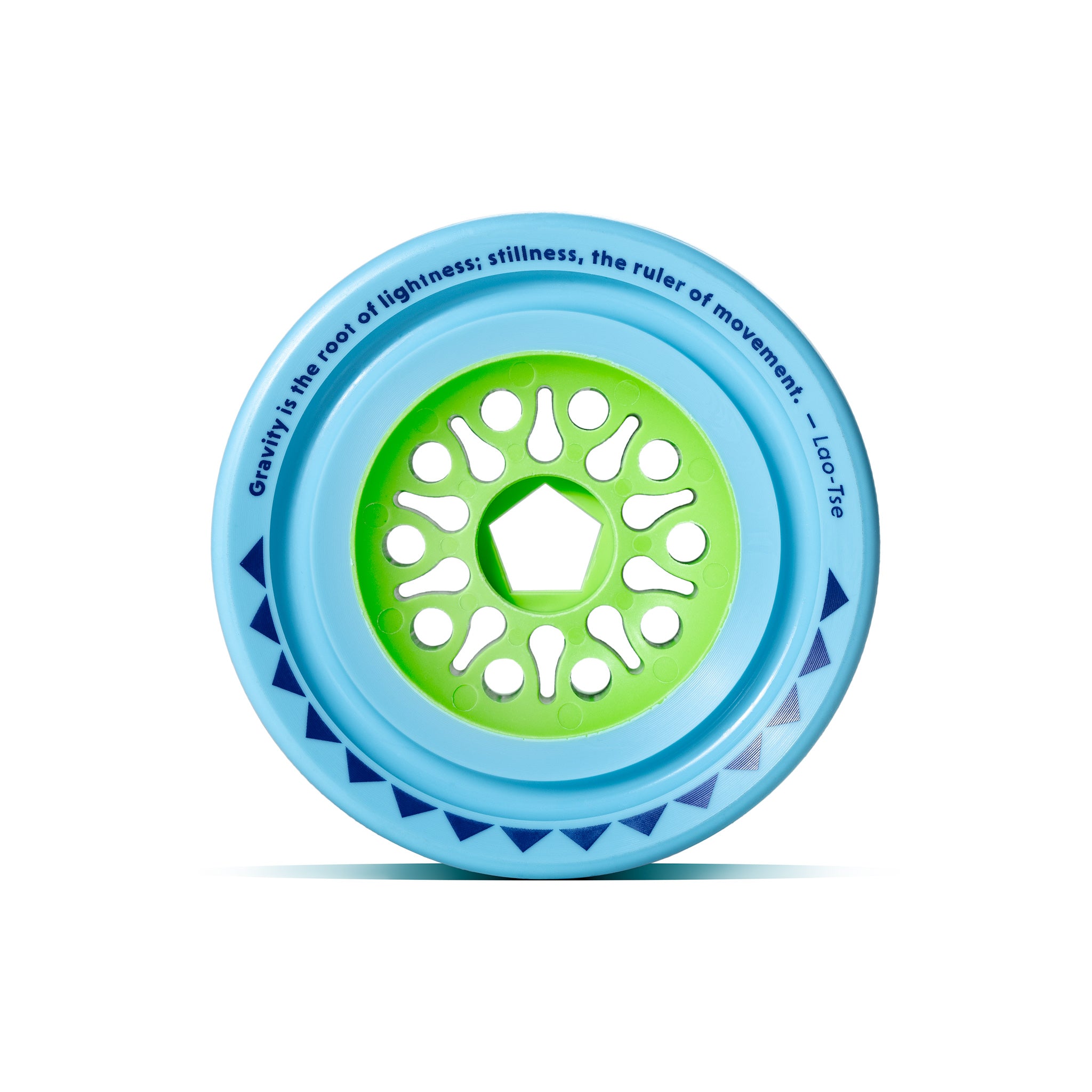 Orangatang 105mm Dad Bod 77a blue longboard skateboard wheel (back)