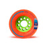 Orangatang 80mm Kegel (80a, orange) longboard skateboard wheel (front)