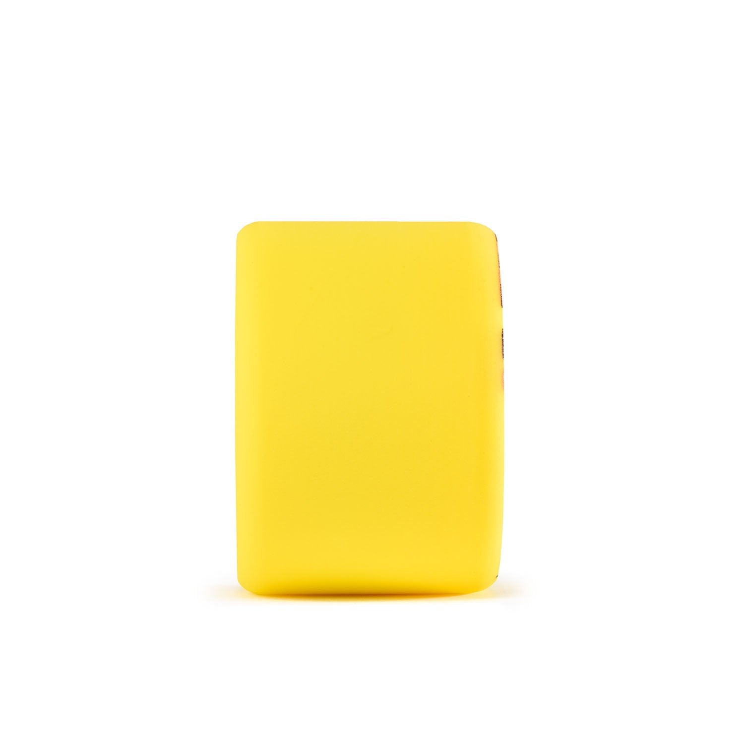 Orangatang 65mm Fat Free (86a, yellow) longboard skateboard wheel (contact patch)