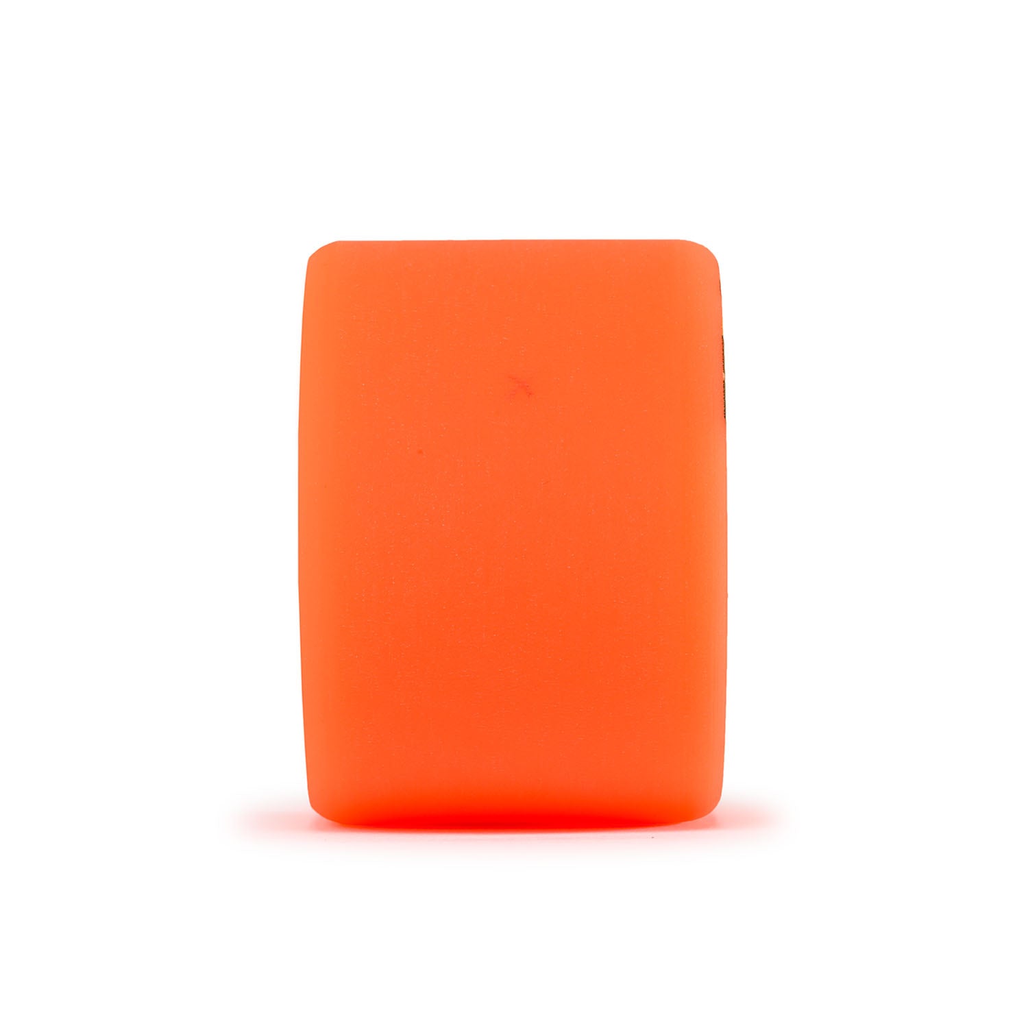 Orangatang 75mm Durian (80a, orange) longboard skateboard wheel (contact patch)