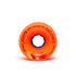 Orangatang 65mm Fat Free (80a, orange) longboard skateboard wheel (front)