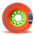 Orangatang 80mm Kegel (80a, orange) longboard skateboard wheel (front)