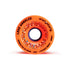 Orangatang 65mm Love Handles (80a, orange) longboard skateboard wheel (front)